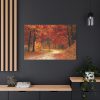 91638-923.jpg Red Season in the Woods Standard Canvas