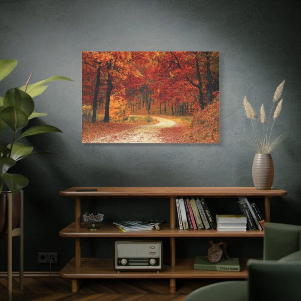 91638-924.jpg Red Season in the Woods Standard Canvas
