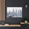 Snowfall on Trees Standard Canvas