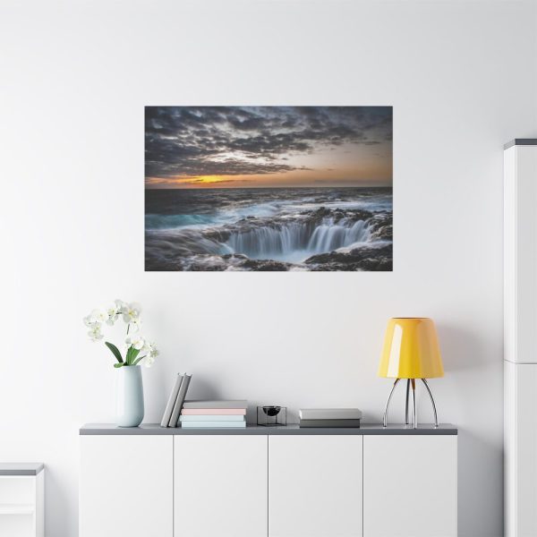 Waterfalls under the Sky Standard Canvas