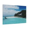 91638-945.jpg Beach View With White Sand and Blue Ocean in Summer Standard Canvas