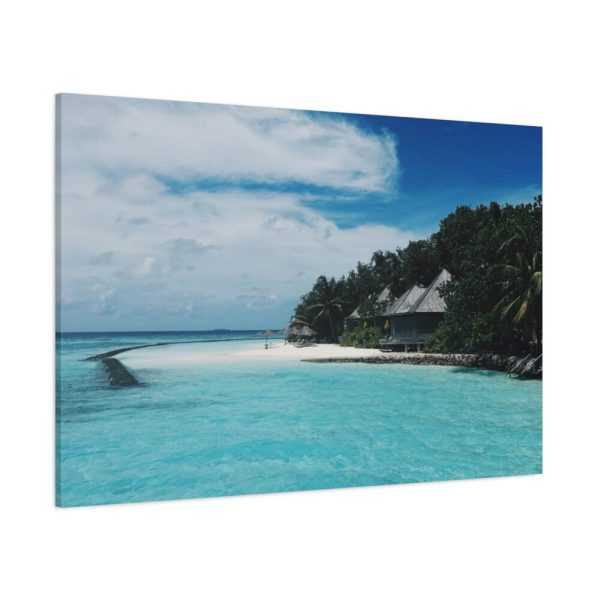 91638-945.jpg Beach View With White Sand and Blue Ocean in Summer Standard Canvas