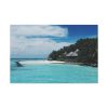 91638-946.jpg Beach View With White Sand and Blue Ocean in Summer Standard Canvas