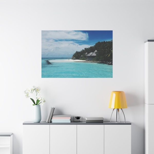 91638-947.jpg Beach View With White Sand and Blue Ocean in Summer Standard Canvas