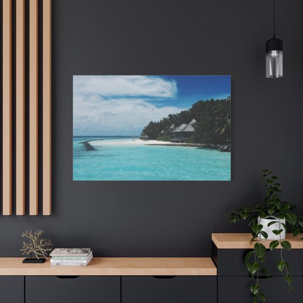 91638-948.jpg Beach View With White Sand and Blue Ocean in Summer Standard Canvas