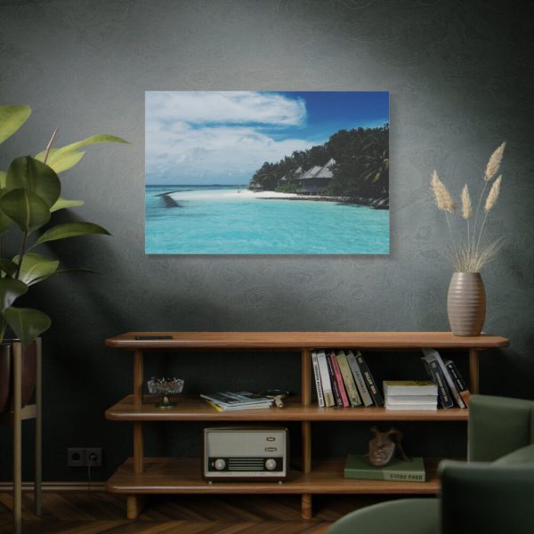 91638-949.jpg Beach View With White Sand and Blue Ocean in Summer Standard Canvas