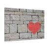 Heart on the Wall Standard Canvas