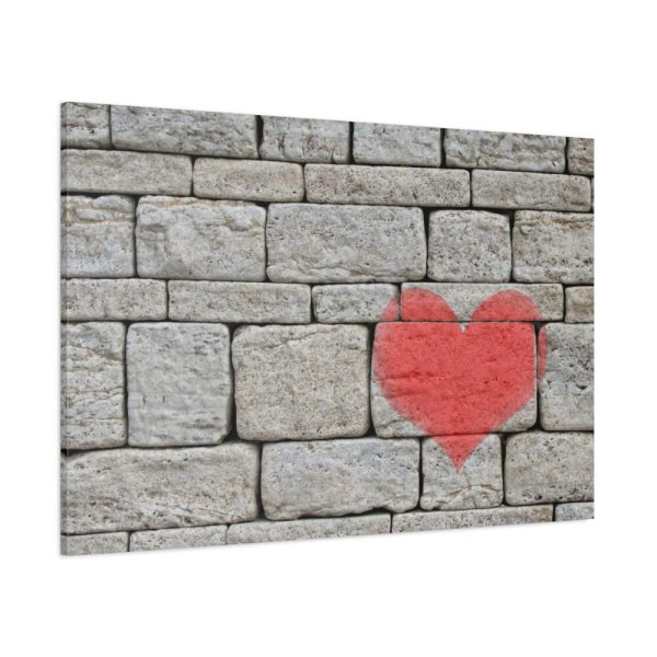 Heart on the Wall Standard Canvas