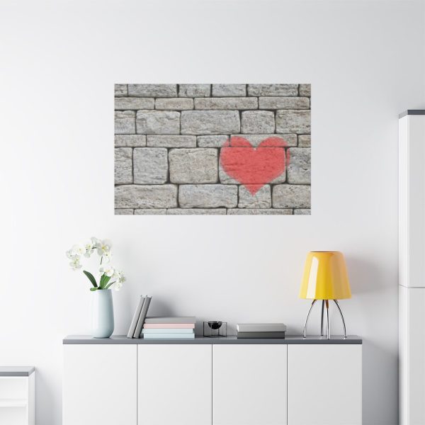 Heart on the Wall Standard Canvas