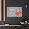 Heart on the Wall Standard Canvas