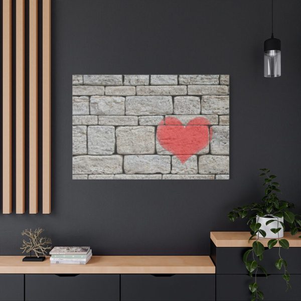 Heart on the Wall Standard Canvas