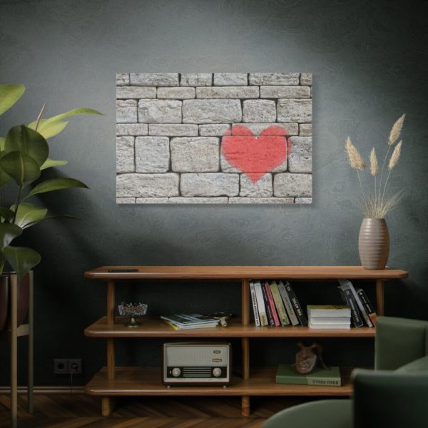 Heart on the Wall Standard Canvas