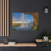 Waterfall on a Cave Standard Canvas