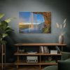 Waterfall on a Cave Standard Canvas