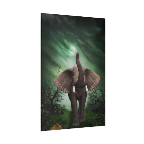 Elephant Hare Trees Fantasy Standard Canvas
