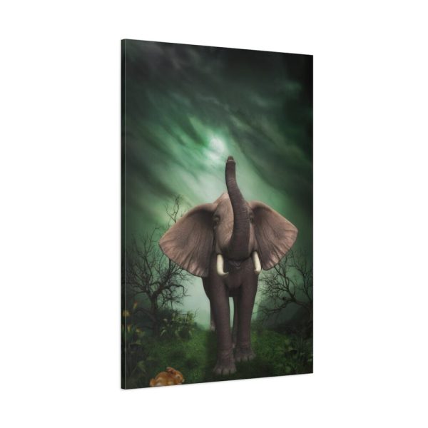 91655-110.jpg Elephant Hare Trees Fantasy Standard Canvas