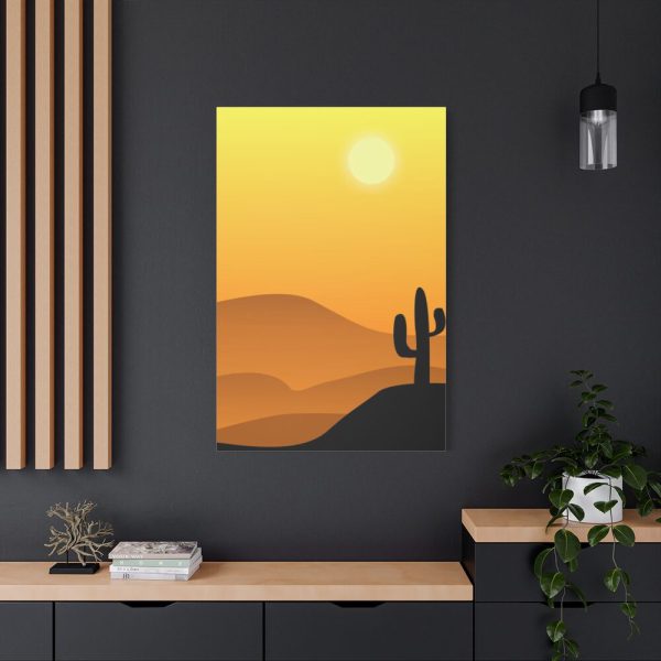 91655-123.jpg Cactus in Desert Standard Canvas