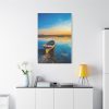 91655-137.jpg Old Boat in the Morning Sunlight Standard Canvas