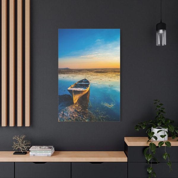 91655-138.jpg Old Boat in the Morning Sunlight Standard Canvas