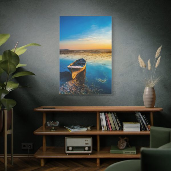 91655-139.jpg Old Boat in the Morning Sunlight Standard Canvas