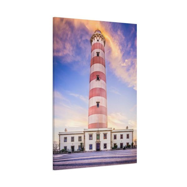 91655-140.jpg Tower With Blue and Yellow Sky Standard Canvas