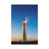Lighthouse With Starry Night Standard Canvas