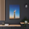 Lighthouse With Starry Night Standard Canvas