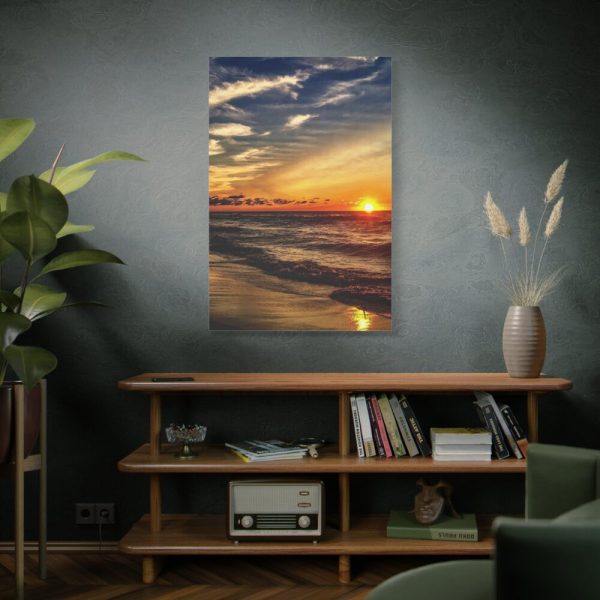 91655-164.jpg Beautiful Sunset Above the Ocean Standard Canvas