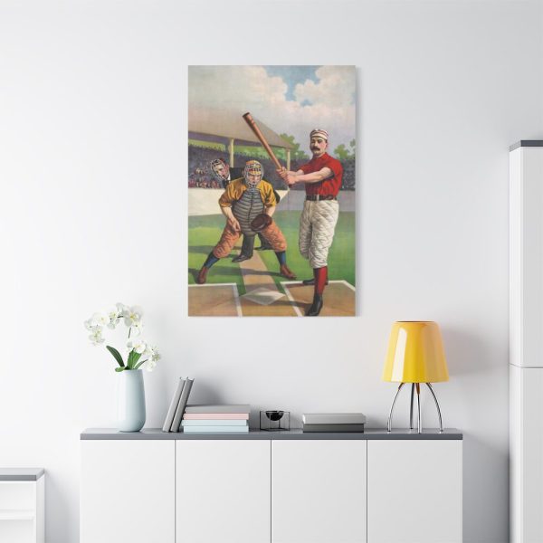 Full sheet baseball by Calvert Lithographing Co Standard Canvas