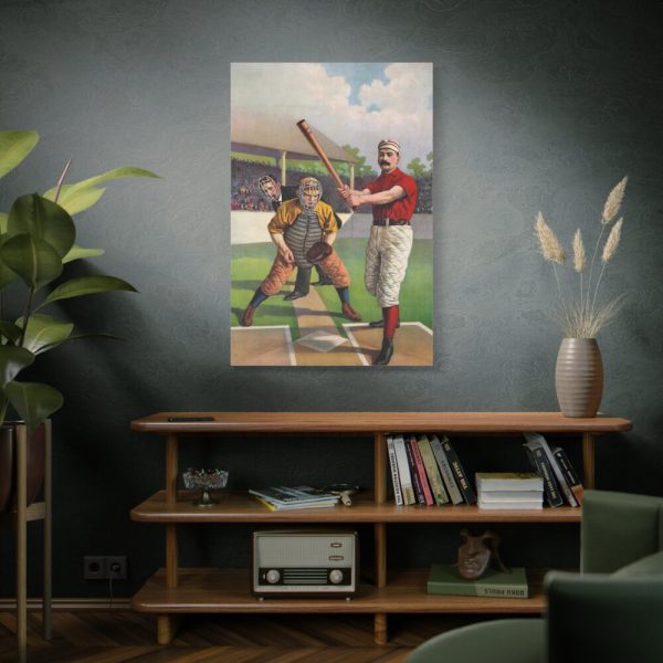 Full sheet baseball by Calvert Lithographing Co Standard Canvas