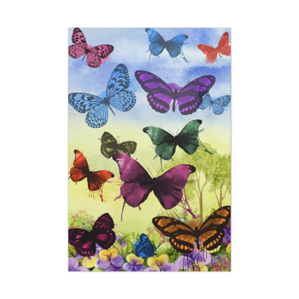 Butterfly Painting Art Graphic Standard Canvas