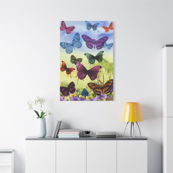 Butterfly Painting Art Graphic Standard Canvas