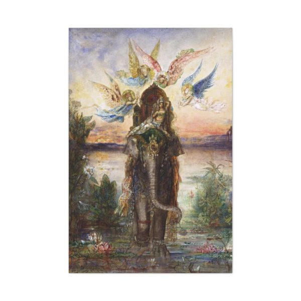 Gustave Moreau Sacred Elephant Standard Canvas