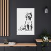 91655-88.jpg Illustration of Yawning Cat Standard Canvas