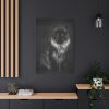91655-93.jpg Black Silver Maine Coon Cat Sitting Standard Canvas