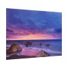 92368-42.jpg Rocks, Pink, Purple and Navy Sky Poster
