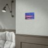 92368-44.jpg Rocks, Pink, Purple and Navy Sky Poster