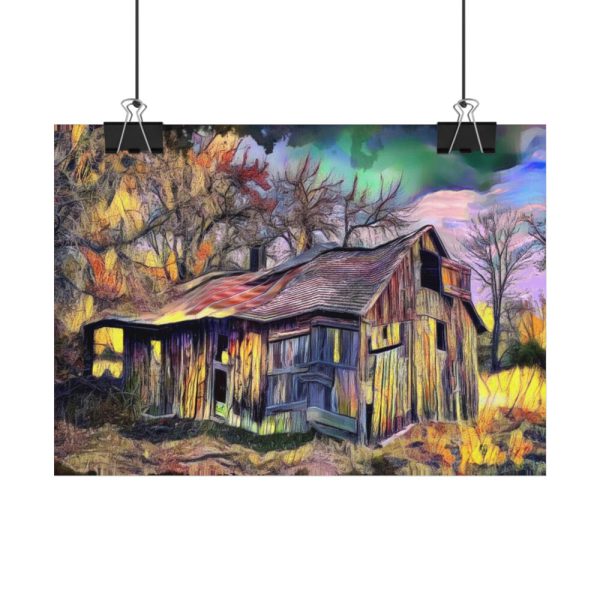 92368-56.jpg Shed Shack House Woden Poster