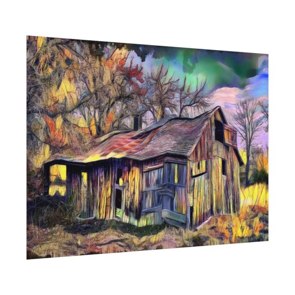 92368-57.jpg Shed Shack House Woden Poster