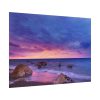 92369-42.jpg Rocks, Pink, Purple and Navy Sky Poster