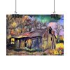 92369-56.jpg Shed Shack House Woden Poster