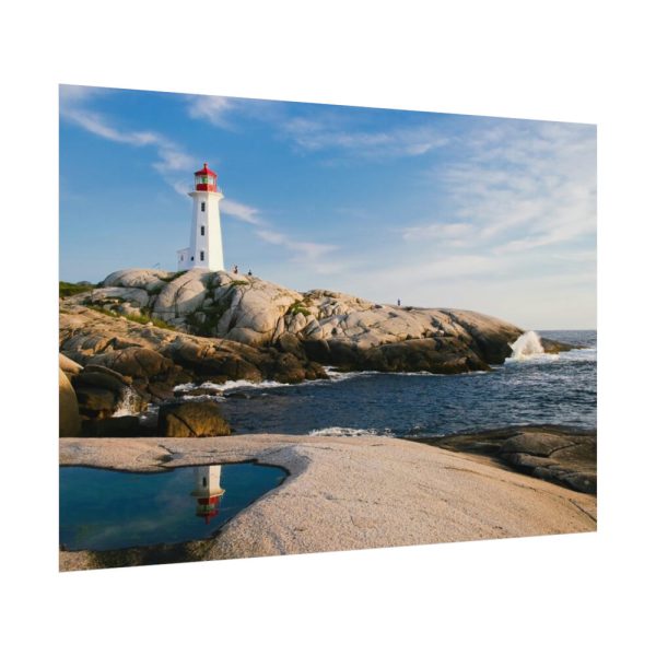 Lighthouse Near Beautiful Ocean Poster