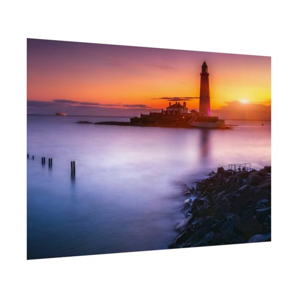 Lighthouse in the Dusk Poster
