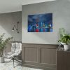 Light Building in the Night Poster