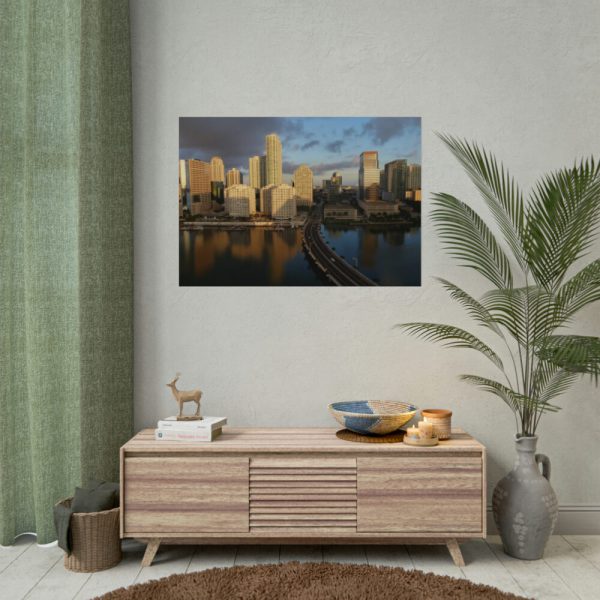 92408-1120.jpg Skyline in Miami, Florida Poster