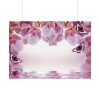 Orchid Background Flowers Poster