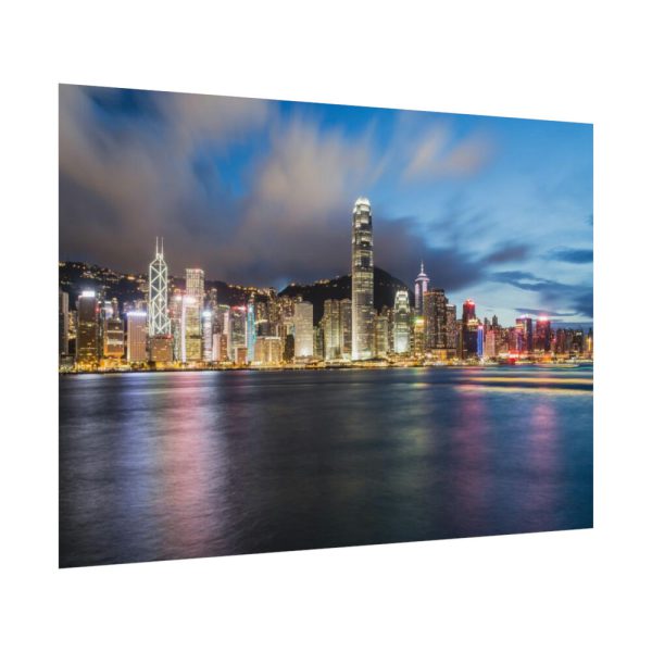 Skyline in Hong Kong Poster