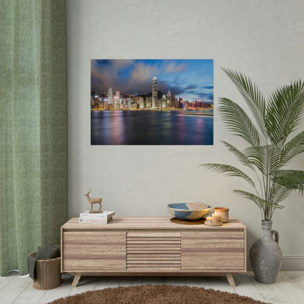 Skyline in Hong Kong Poster