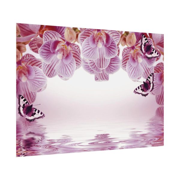 Orchid Background Flowers Poster