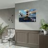 Lighthouse and Seagulls Poster